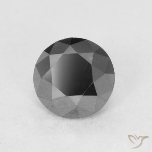 Diamant Noire naturelle Tour, 0.23 ct, Opaque