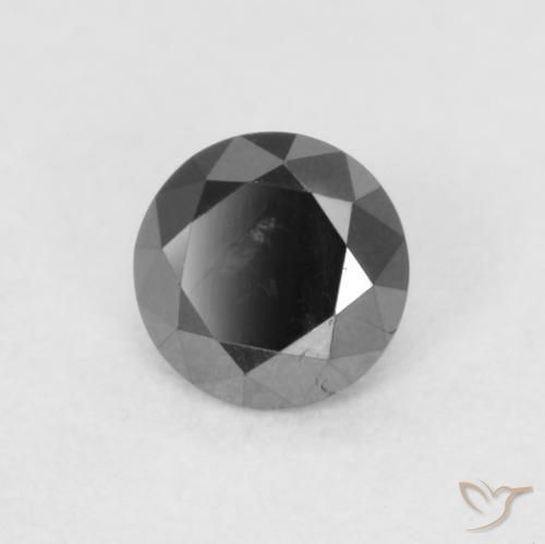 Diamant Noire naturelle Tour, 0.18 ct, Opaque