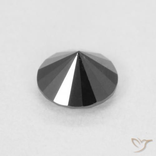 Diamant Noire naturelle Tour, 0.18 ct, Opaque
