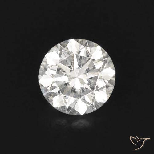 Diamant H naturelle Coupe roude, 0.24 ct, VS