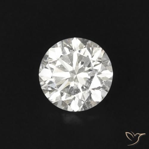 Diamant H naturelle Coupe roude, 0.24 ct, VS