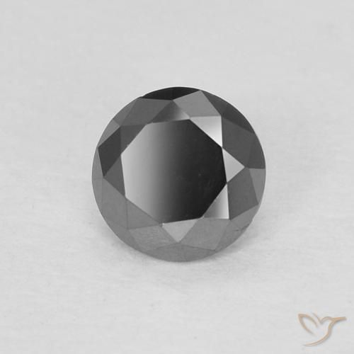 Diamant Noire naturelle Tour, 0.22 ct, Opaque