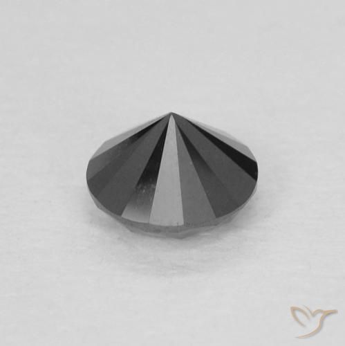 Diamant Noire naturelle Tour, 0.22 ct, Opaque