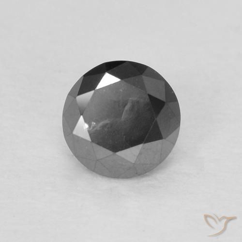 Diamant Noire naturelle Tour, 0.22 ct, Opaque