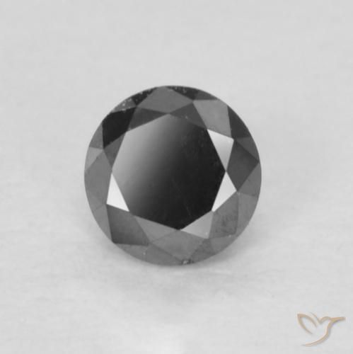 Diamant Noire naturelle Tour, 0.15 ct, Opaque
