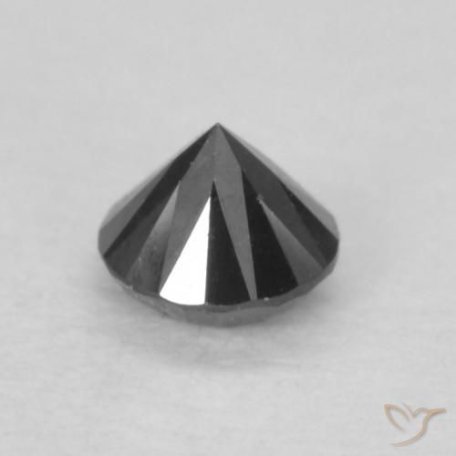 Diamant Noire naturelle Tour, 0.15 ct, Opaque
