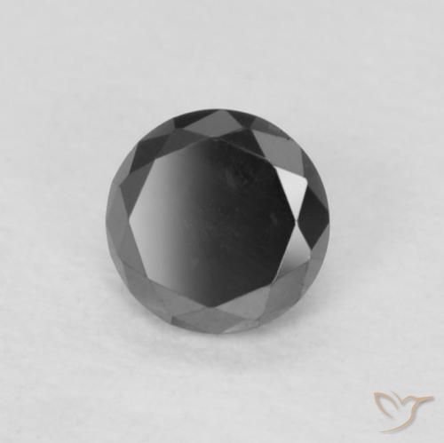 Diamant Noire naturelle Tour, 0.15 ct, Opaque