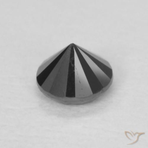 Diamant Noire naturelle Tour, 0.15 ct, Opaque