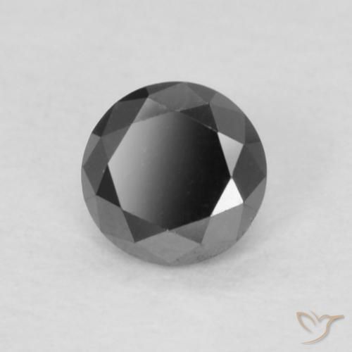 Diamant Noire naturelle Tour, 0.14 ct, Opaque