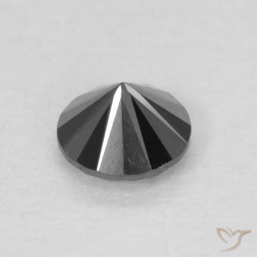 Diamant Noire naturelle Tour, 0.14 ct, Opaque