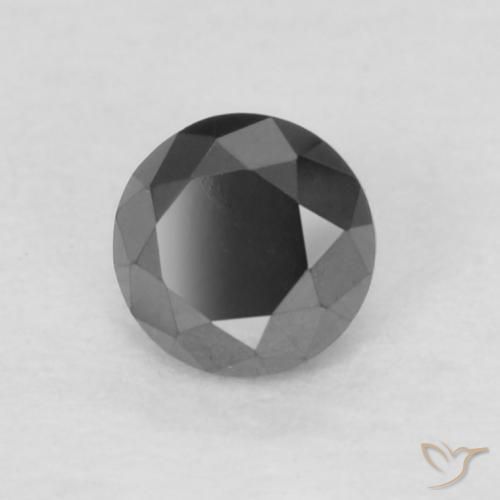 Diamant Noire naturelle Tour, 0.17 ct, Opaque