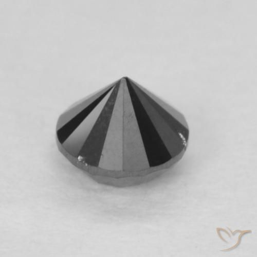 Diamant Noire naturelle Tour, 0.17 ct, Opaque