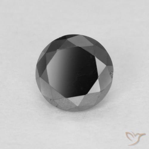 Diamant Noire naturelle Tour, 0.13 ct, Opaque