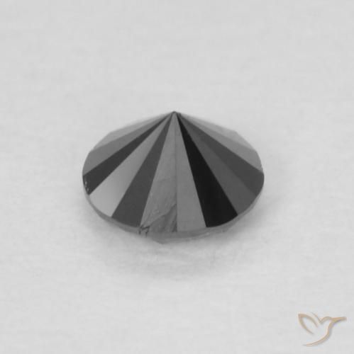 Diamant Noire naturelle Tour, 0.13 ct, Opaque