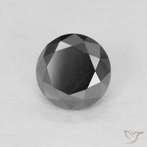 Diamant Noire naturelle Tour, 0.14 ct, Opaque