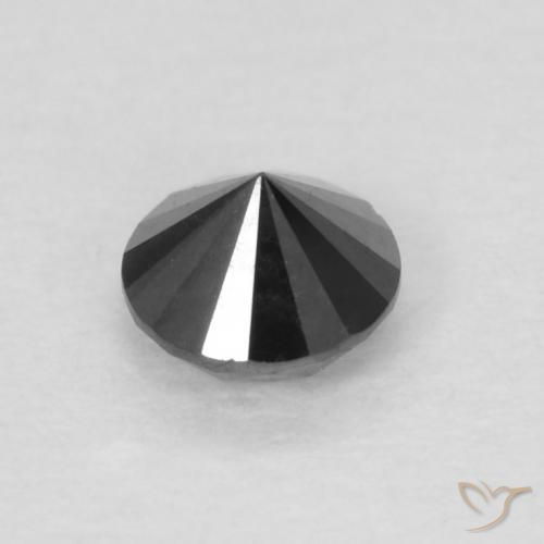 Diamant Noire naturelle Tour, 0.14 ct, Opaque