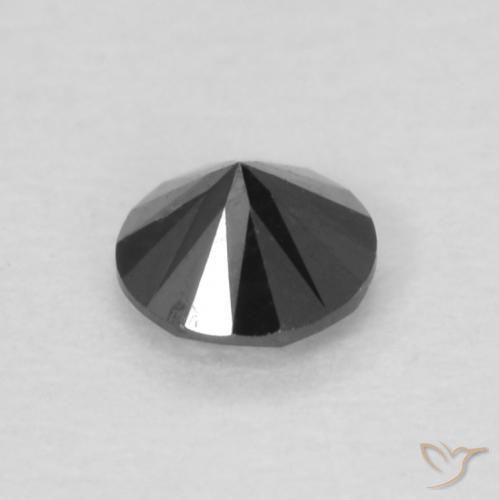 Diamant Noire naturelle Tour, 0.12 ct, Opaque