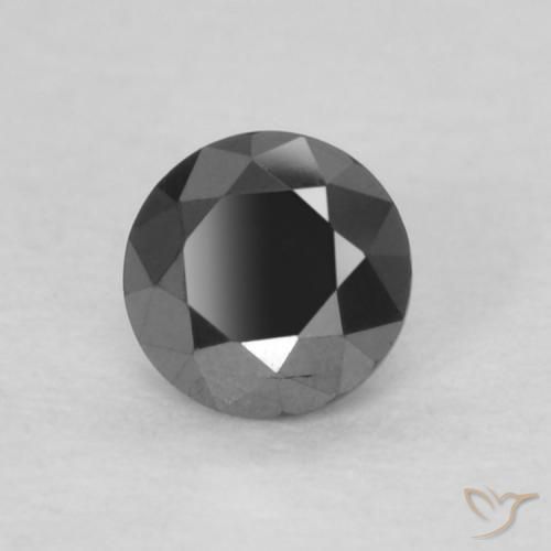 Diamant Noire naturelle Tour, 0.14 ct, Opaque