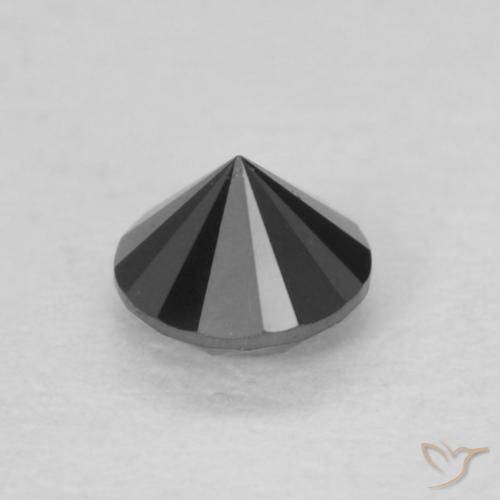 Diamant Noire naturelle Tour, 0.14 ct, Opaque