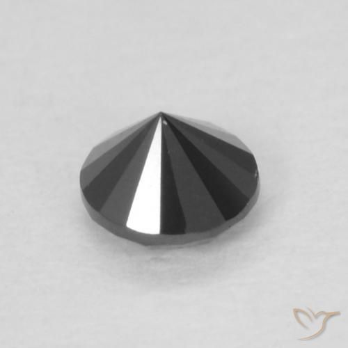 Diamant Noire naturelle Tour, 0.15 ct, Opaque