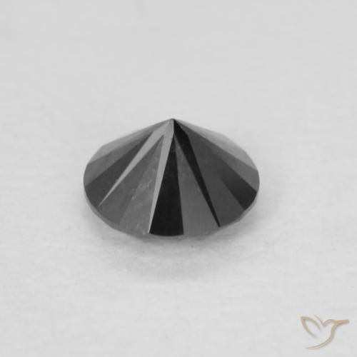 Diamant Noire naturelle Tour, 0.20 ct, Opaque