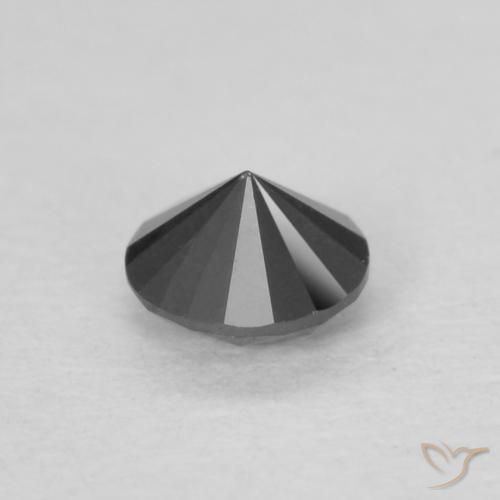 Diamant Noire naturelle Tour, 0.19 ct, Opaque