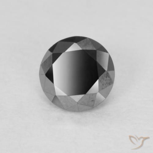 Diamant Noire naturelle Tour, 0.23 ct, Opaque