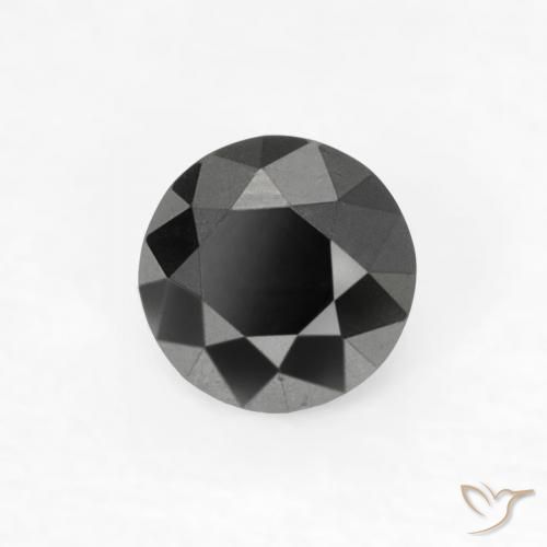 Diamant Noire naturelle Tour, 0.20 ct, Opaque