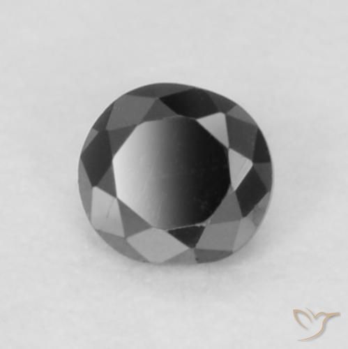Diamant Noire naturelle Tour, 0.05 ct, Opaque