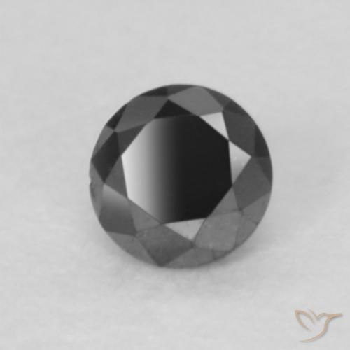 Diamant Noire naturelle Tour, 0.05 ct, Opaque