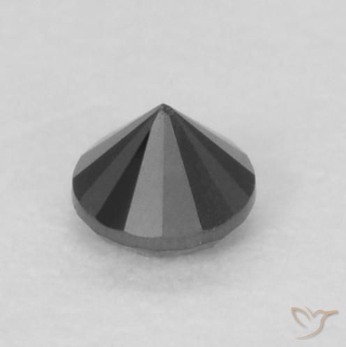 Diamant Noire naturelle Tour, 0.05 ct, Opaque