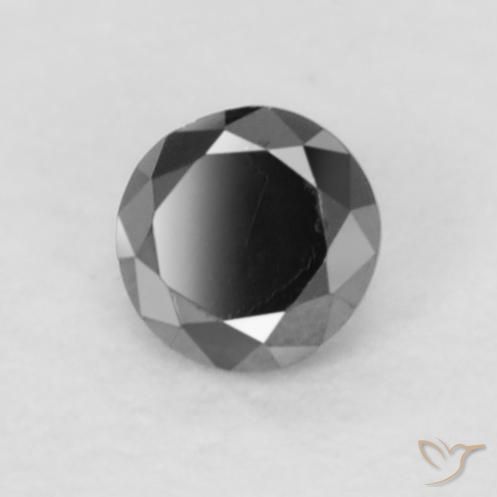 Diamant Noire naturelle Tour, 0.05 ct, Opaque