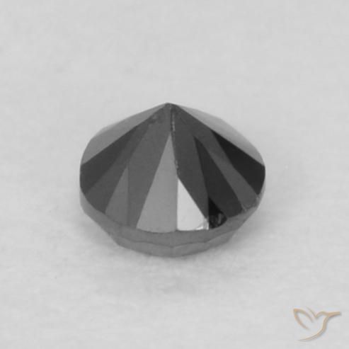 Diamant Noire naturelle Tour, 0.05 ct, Opaque