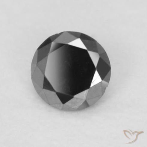 Diamant Noire naturelle Tour, 0.04 ct, Opaque