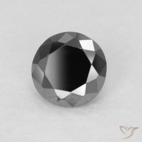 Diamant Noire naturelle Tour, 0.05 ct, Opaque