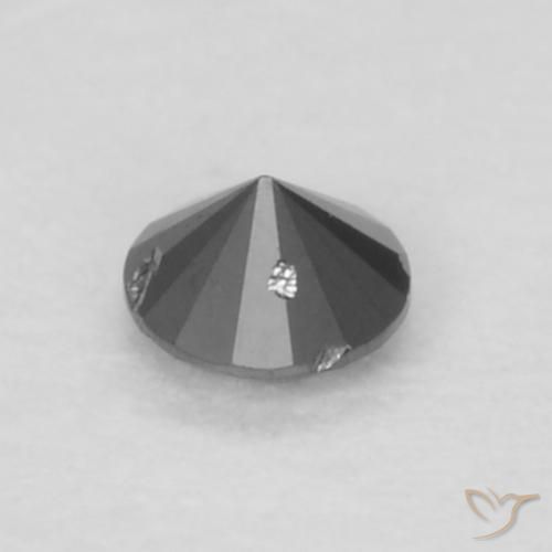 Diamant Noire naturelle Tour, 0.05 ct, Opaque