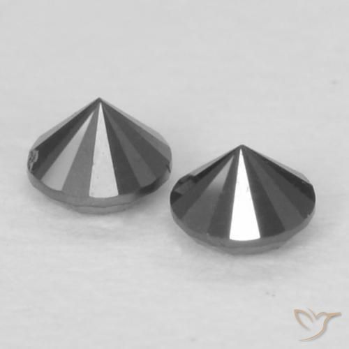 Shop natural 0.07ct Noire Diamant gems, Tour, from Inde at GemSelect. In stock, global shipping!