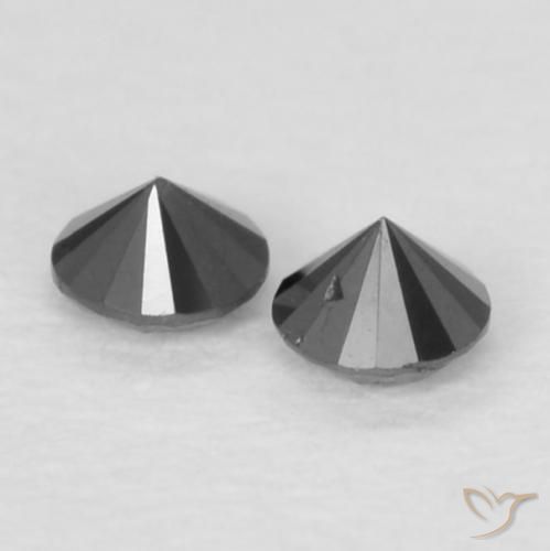 Shop natural 0.07ct Noire Diamant gems, Tour, from Inde at GemSelect. In stock, global shipping!