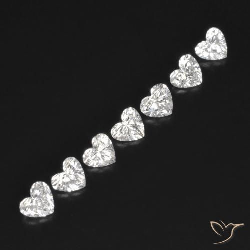Shop natural 0.56ct F Diamant gems, Cœur, from Brésil at GemSelect. In stock, global shipping!
