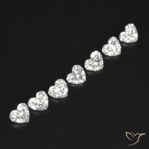 Shop natural 0.53ct F Diamant gems, Cœur, from Brésil at GemSelect. In stock, global shipping!
