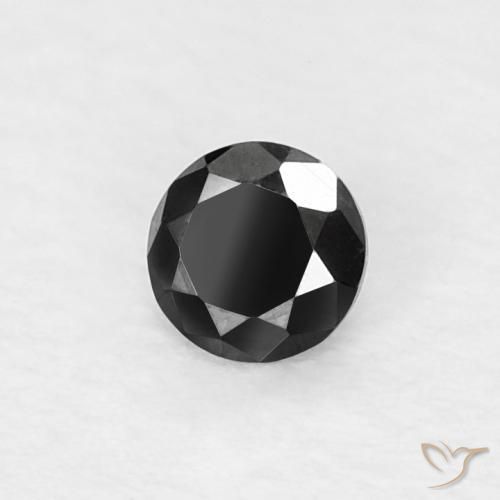 Diamant Noire naturelle Tour, 0.07 ct, Opaque