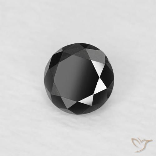 Diamant Noire naturelle Tour, 0.08 ct, Opaque
