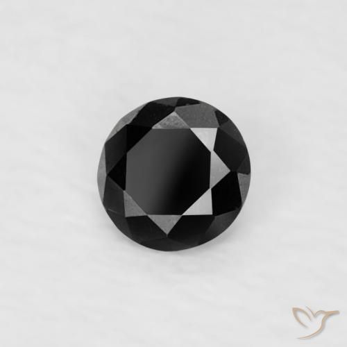 Diamant Noire naturelle Tour, 0.07 ct, Opaque