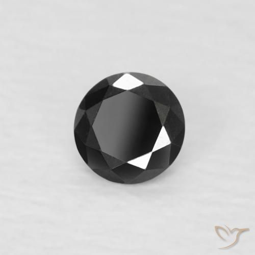 Diamant Noire naturelle Tour, 0.06 ct, Opaque