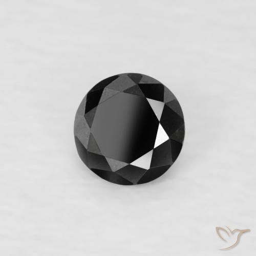 Diamant Noire naturelle Tour, 0.07 ct, Opaque