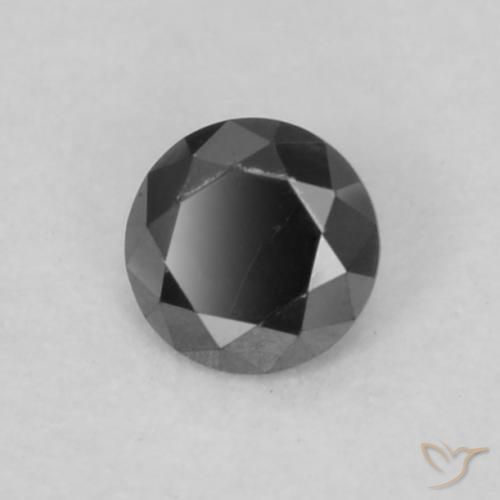 Diamant Noire naturelle Tour, 0.07 ct, Opaque