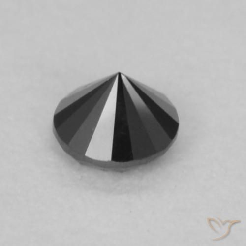 Diamant Noire naturelle Tour, 0.07 ct, Opaque