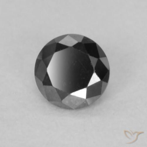 Diamant Noire naturelle Tour, 0.07 ct, Opaque