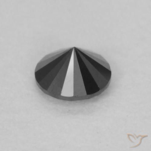 Diamant Noire naturelle Tour, 0.07 ct, Opaque