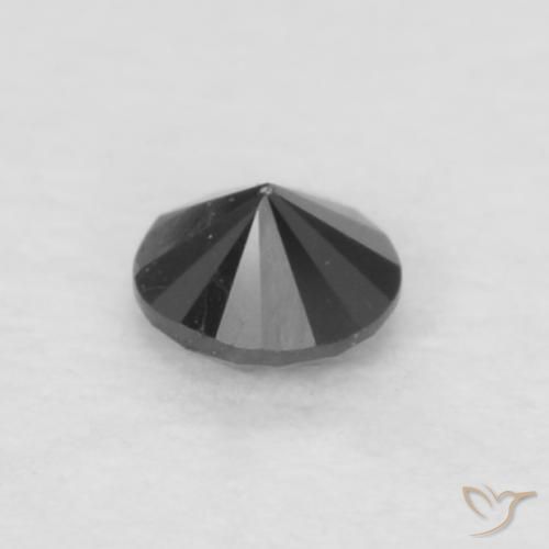 Diamant Noire naturelle Tour, 0.06 ct, Opaque